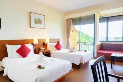 Deluxe-Zweibettzimmer mit Meerblick — Supalai Scenic Bay Resort And Spa
